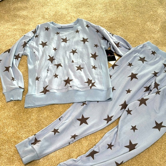 Cuddl duds women’s star print pajamas set - Picture 1 of 4